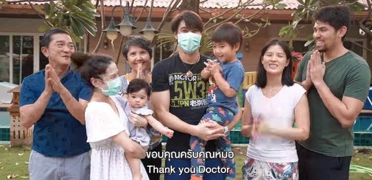 ซาบซึ้งใจ "แมทธิว-ลิเดีย" ทำคลิปขอบคุณทีมหมอและพยาบาล เผยวินาทีได้เจอหน้าลูก