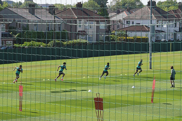 บรรยากาศการซ้อมที่ เมล วู้ด